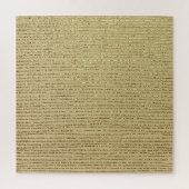 金ゴールドストライプ:抽象芸術ヴィンテージの背景 ジグソーパズル (縦)