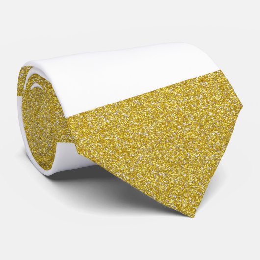 金ゴールドストライプ、白ストライプ色、パタストライプのーン ネクタイ (ロール)