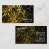 金ゴールドストランドフラクタル02 名刺 (正面/裏面)