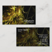 金ゴールドストランドフラクタル 名刺 (正面/裏面)