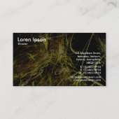 金ゴールドストランドフラクタル 名刺 (裏面)