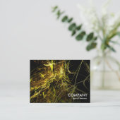 金ゴールドストランドフラクタル 名刺 (スタンド正面)