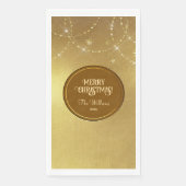 金ゴールドストリングスノーフレーク金ゴールドメタル (正面)