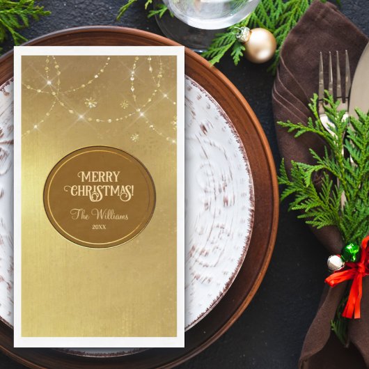 金ゴールドストリングスノーフレーク金ゴールドメタル