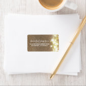 金ゴールドストリングライツシック結婚ズ ラベル (インサイチュ)