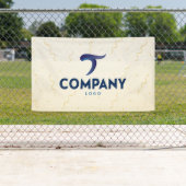 金ゴールドストリーマカスタムー会社バナー 横断幕 (インサイチュ)