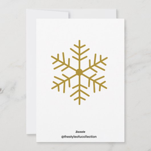 金ゴールドスノーダンサー シーズンカード (裏面)