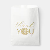 金ゴールドスノーフレークウィンターサンキュービッグバッグ フェイバーバッグ (正面)