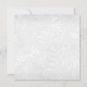 金ゴールドスノーフレークメリークリスマスホリデー招待状 招待状 (裏面)