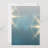 金ゴールドスノーフレーク、デアーズカンパニークリスマスパーティー 招待状 (裏面)