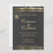 金ゴールドスパイダーズハローウィンパーティ – ハロウィン結婚ズ 招待状 (裏面)