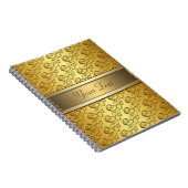 金ゴールドスパイラルビジネスノートブック ノートブック (右側)