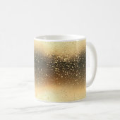 金ゴールドスパークルグリッター コーヒーマグカップ (正面右)