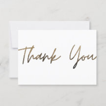 金ゴールドスパークルサンキューカード