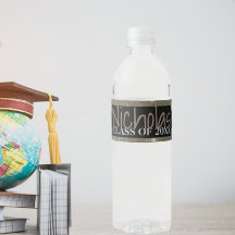 金ゴールドスパークルブラックスターズ卒業ボトルラベル