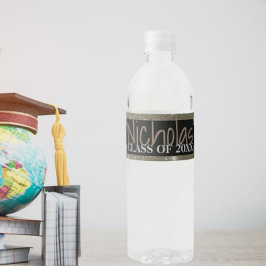 金ゴールドスパークルブラックスターズ卒業ボトルラベル ペットボトルラベル