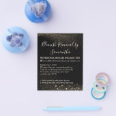 金ゴールドスパークルブレミッシュ除去アフターケア予算 チラシ (シングル)