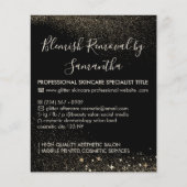 金ゴールドスパークルブレミッシュ除去アフターケア予算 チラシ (正面)