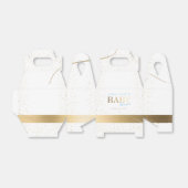 金ゴールドスパークルボーイ赤ちゃんシャワー フェイバーボックス (折り畳みなし)