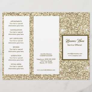 金ゴールドスパ、マッサージ、ヘアスタイリストメニュー&価格 チラシ