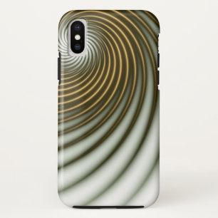 金ゴールドスピン iPhone XSケース