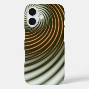 金ゴールドスピン iPhone 16ケース