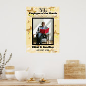 金ゴールドスフェイクターは今月の従業員を輝かせる ポスター (キッチン)