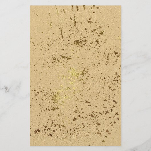 金ゴールドスプラッシュ 便箋 (正面)