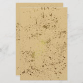 金ゴールドスプラッシュ 便箋 (正面/裏面)