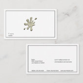 金ゴールドスプラッシュ 名刺 (正面/裏面)