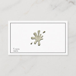 金ゴールドスプラッシュ 名刺