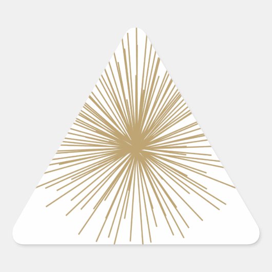 金ゴールドスプートニクスターバスト 三角形シール (正面)