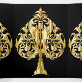 金ゴールドスペードフォトキンセアニェラパーティの招待状 三つ折り招待状 (内部中)