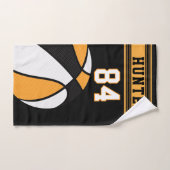 金ゴールドスポーツ🏀バスケットボール | DIY文字 ハンドタオル (ハンドタオル)