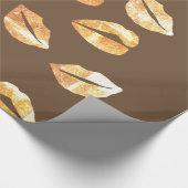 金ゴールドスマイル包装紙 ラッピングペーパー (角)