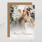 金ゴールドスメリークリスト写真 シーズンカード (正面/裏面)