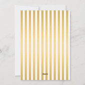 金ゴールドスメリークリスマスホリデーフォトカード シーズンカード (裏面)