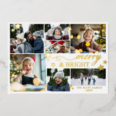 金ゴールドスメリーター&ブライト7枚の写真 箔シーズンカード (正面)