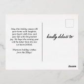 金ゴールドスメリーター&ブライト7枚の写真 箔シーズンポストカード (裏面)