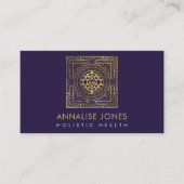 金ゴールドスリヤントラ/スリチャクラ 名刺 (正面)