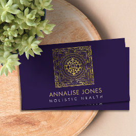 金ゴールドスリヤントラ/スリチャクラ 名刺