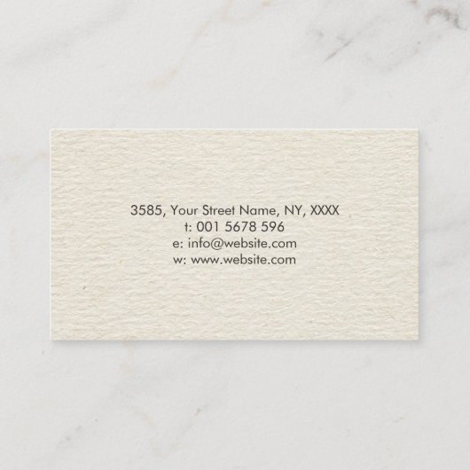 金ゴールドスリヤントラ/ロータスのスリチャクラ 名刺 (裏面)