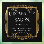 金ゴールドスワーエレガントルブラック営業開店時間 ウィンドウサイン (シート3)