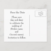 金ゴールドスワーズ日付ポストカードの保存 案内ポストカード (裏面)