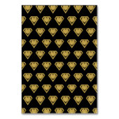 金ゴールドスーパーヒーローフレンドクラスルームのバレンタインカード テーブルナンバー (裏面)