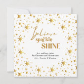 金ゴールドス信じタースパークルシャインシンプルエレガント シーズンカード (正面)