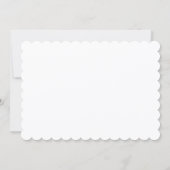 金ゴールドス感謝していスクリプトあなた赤ちゃんシャワー写真シック ノートカード (裏面)