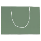 金ゴールドス結婚クリプトの歓迎バッグホテルバッグ ラージペーパーバッグ (裏面)