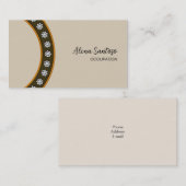 金ゴールドセクきらきら光るイン 名刺 (正面/裏面)