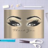 金ゴールドセピアメイクアップメタリックサンキューアイズ 薄葉紙 (クラフト)